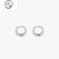 JiMiSAZ 简约养耳洞耳钉男个性潮流素圈圆环耳圈欧美极简风大小号耳环