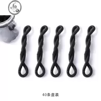 JiMi扎头发橡皮筋高弹力毛线发圈成人简约百搭盘马尾黑色头绳女