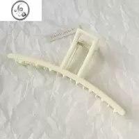 JiMi气质后脑勺盘发抓夹女简约超大号金属夹子头饰磨砂质感发夹鲨鱼夹