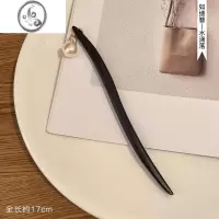 JiMi檀木发簪古风中式木簪木质盘发钗子高级感简约发张女发钗簪子头饰
