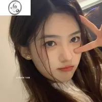 JiMis925通体银银小众超亮锆石耳环高品质精致小巧迷你气质耳钉养耳洞