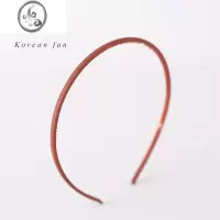 JiMi日系简约糖果色树脂发捆发箍女洗脸防滑压发莫兰迪色头箍发卡头饰
