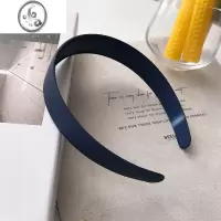 JiMi韩版宽边磨砂头箍百搭彩色发箍网红简约防滑压发外出发捆洗脸头饰