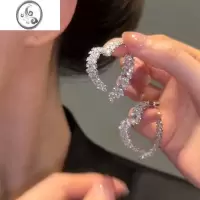 JiMi气质轻奢穗穗平安爱心耳环女麦穗耳钉网红简约高级感银银针耳饰品