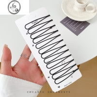 JiMi12件套发夹女侧边网红不伤发发卡日韩简约刘海夹碎发夹子头饰