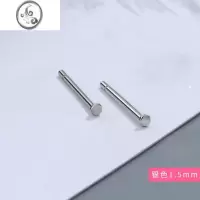 JiMi925银耳钉女气质小巧耳饰潮男男耳棒2023款新潮耳环男士耳骨钉