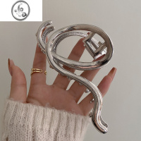 JiMi发量多冲~超大号金属抓夹简约高级感发夹女后脑勺气质个性鲨鱼夹