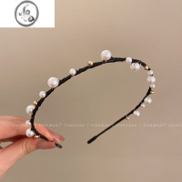 JiMi复古优雅珍珠发箍女高级感简约细头箍2023新款气质网红发卡头饰品