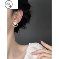JiMi温柔序|珍珠无痛蚊香盘耳夹无耳洞女耳饰气质耳环法式小众耳钉夏