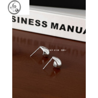 JiMi豆豆耳钉女小众设计感高级925银针水滴耳环秋冬耳饰2022年新款潮