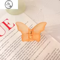 JiMi新款简约超仙蝴蝶盘发抓夹~网红风高质感大号马尾后脑勺发夹发饰