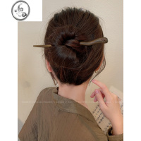 JiMi简约古风~檀木发簪女高级感簪子盘发头饰2023年新款旗袍新中式