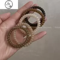 JiMi5个 颜色好看!电话线发圈 窄细电话绳不伤发简约发绳女
