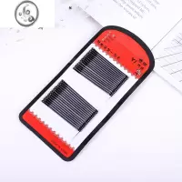 JiMi黑色碎发发夹发卡一字夹卡子简约刘海夹固定器头发小夹子女头饰