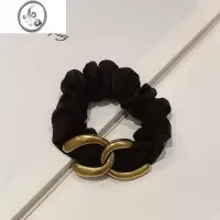 JiMi简约金属发圈网红2023年新款气质扎头发皮筋头绳发饰女丸子头