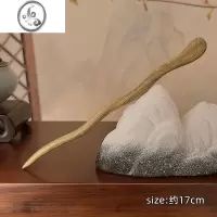JiMi古风檀木发簪女夏季丸子头盘发簪子新中式简约现代穿旗袍发钗头饰