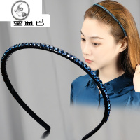 JiMi头箍女压发防滑发卡百搭外出水钻简约头饰网红洗脸用碎发发捆发箍