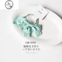 JiMi蝴蝶结发圈头绳网红气质头饰发绳日韩简约可爱皮筋女扎头皮套