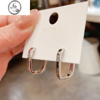 JiMi复古简约耳钉女韩国网红气质耳扣百搭耳环高级感耳饰2023年新款潮