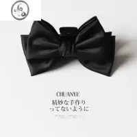 JiMi高颅顶蝴蝶结鲨鱼夹女网红气质抓夹大号日韩简约夹子头饰发夹