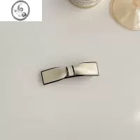 JiMi韩国简约发量少夹子发卡头饰女甜美顶夹一字夹气质蝴蝶结弹簧发夹