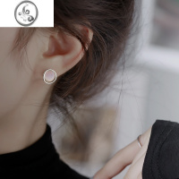 JiMi 猫眼石耳钉2023年新款潮韩国气质网红高级感设计感小众耳饰