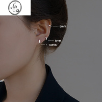 JiMi999银银耳环女耳钉2022年新款潮耳扣小众轻奢耳圈耳骨养耳洞耳饰