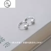 JiMi[]999银银碎银几两耳环女小众高级感耳钉2023新款耳饰