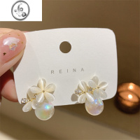 JiMi珍珠耳饰女夏2022年新款潮耳环小众设计感高级耳夹无耳洞女耳钉