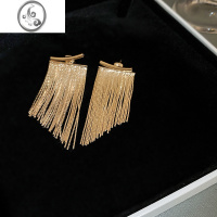 JiMi耳环2022年新款潮小众设计感高级流苏耳饰2023年新年长款耳钉女