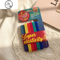 JiMi彩色头绳女扎头发皮套韩国东大门发绳简约网红发圈小皮筋头饰