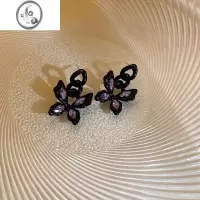 JiMi精致蝴蝶耳环超仙轻奢高级感耳钉冷淡风气质网红同款百搭独特耳饰