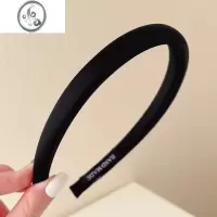 JiMi春季新款银色光面发箍女高颅顶压发头箍简约气质发捆防滑发卡头饰