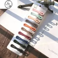 JiMi简约发夹边夹少女夹子头饰韩国网红刘海夹碎发发卡后脑勺一字顶夹