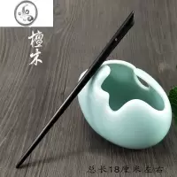JiMi木发簪黑檀木簪子汉服配饰发钗步摇简约现代复古风盘头挽发头饰品