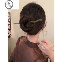 JiMi简约古风~檀木发簪女高级感簪子优雅盘发头饰2023年新款旗袍配饰