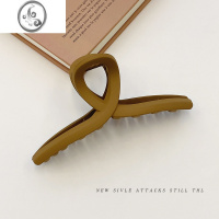 JiMi网红简约发夹女后脑勺抓夹气质大号发卡秋冬头发鲨鱼夹子盘发头饰