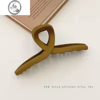 JiMi网红简约发夹女后脑勺抓夹气质大号发卡秋冬头发鲨鱼夹子盘发头饰
