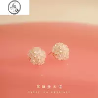 JiMiA小繁花清新超仙耳钉丢了一只耳环森系轻奢小众设计复古独特耳环