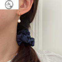 JiMi刘亦菲同款淡水珍珠耳环2023新款小众高级珍珠耳钉女耳饰