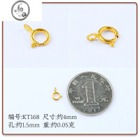 JiMi金手工老金简约百搭弹簧扣龙虾diy手链项链扣头配件