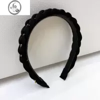 JiMi日韩镶钻简约麻花辫发箍女 头箍减龄发卡发窟带齿气质发捆女新款
