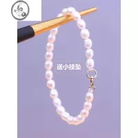 JiMi小米粒珍珠14K包金极简约复古细手链女 精致小巧气质手串送礼