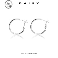 JiMi圆圈耳环女ins风气质时尚简约百搭耳圈2023年新款潮素圈耳钉耳饰