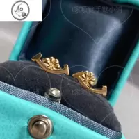 JiMi笑脸耳钉女新款镶满钻爱心迷你银银925心扉耳夹微笑耳环饰