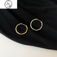 JiMi七里 韩国耳圈小众设计感高级简约金属风2023年时尚圈圈素圈女