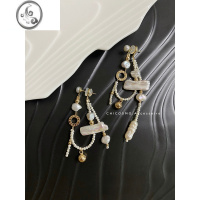 JiMi原创高级感 工业废品 不对称巴洛克珍珠耳环耳坠