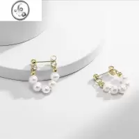 JiMi烈儿Lierkiss[珠光宝气]925银针珍珠气质优雅温柔耳环H3003