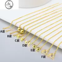 JiMi金加粗针式肖邦耳线Au750彩金平安扣耳环珍珠空托耳坠耳链