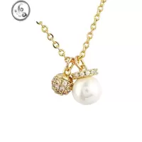 JiMiS925银银项链女轻奢小众原创设计颈链简约个性不掉色珍珠锁骨链